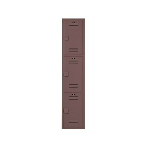 Bradley LK1218723HV-247 3-Tier Locker, 12